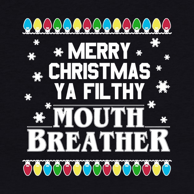 Merry Christmas Mouth Breather by snitts